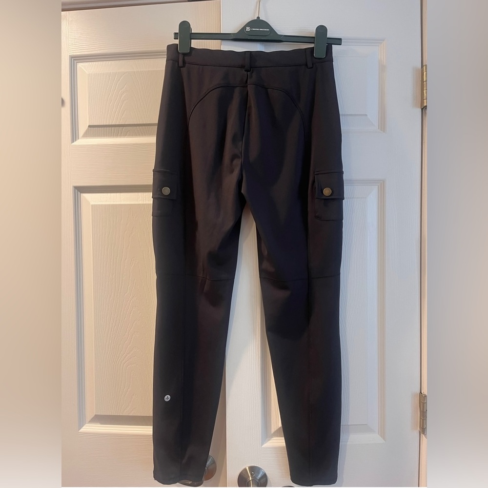 Halara High Waisted Button Zipper Multiple Pockets Solid Skinny Cargo Pants - Picture 11 of 13